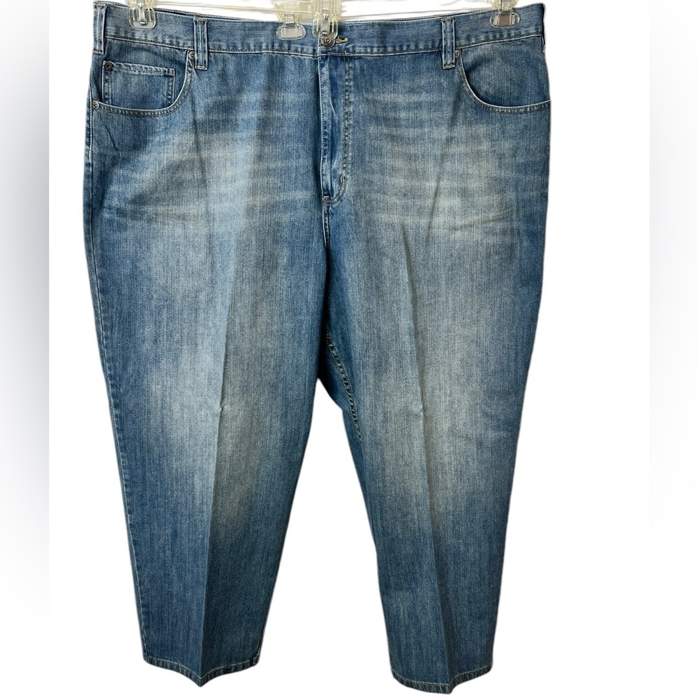 TRUE NATION RELAX FITTING JEANS SIZE 52”X30” LENGTH FADED BLUES GREAT CON☑️
